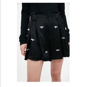 Zara bejeweled Bermuda shorts